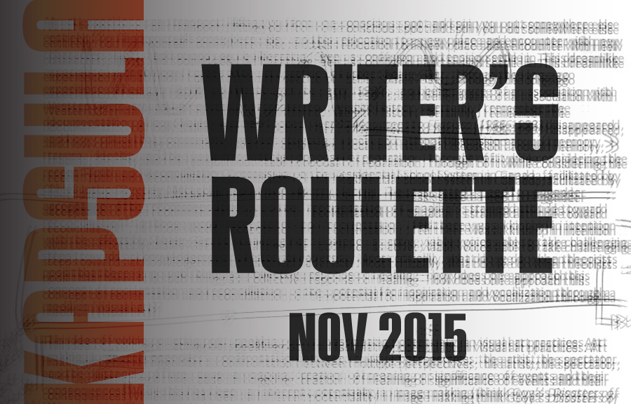 cover image for November 2015 WRITER'S ROULETTE